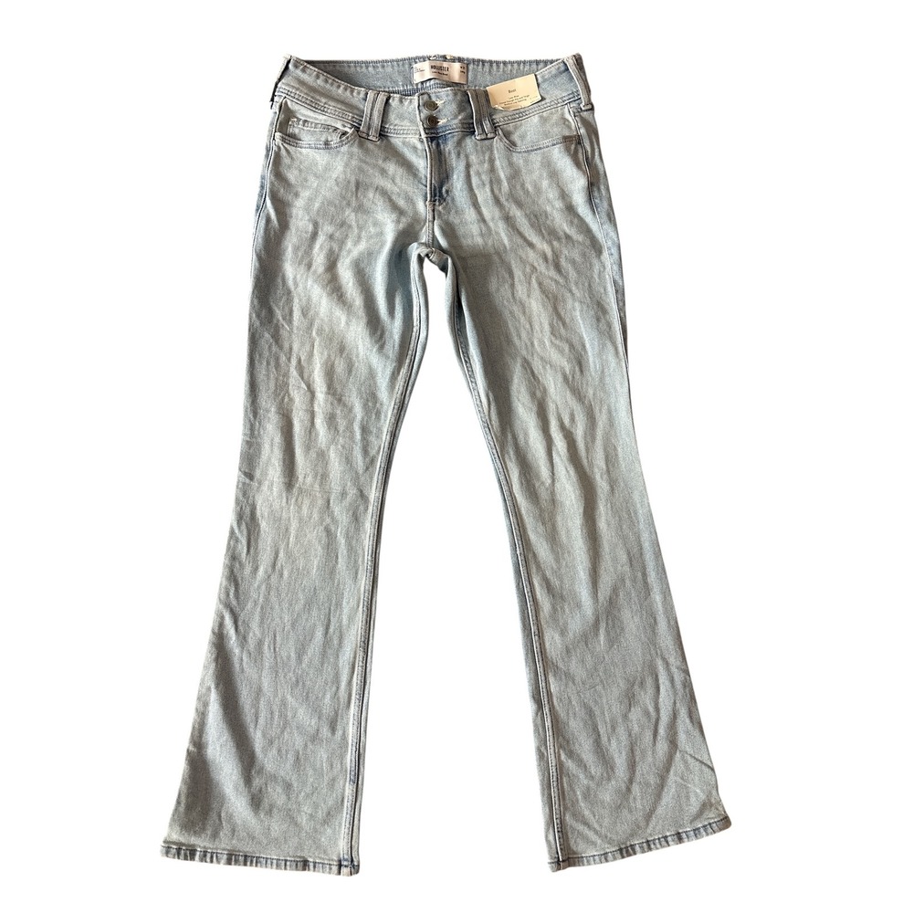 Hollister Low‎ Rise Bootcut Jeans 12L
Light Wash Y2K